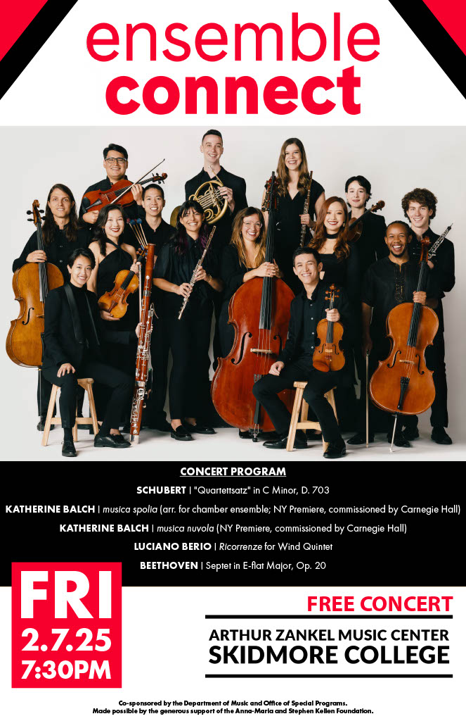 Ensemble Connect Spring 2025 Poster