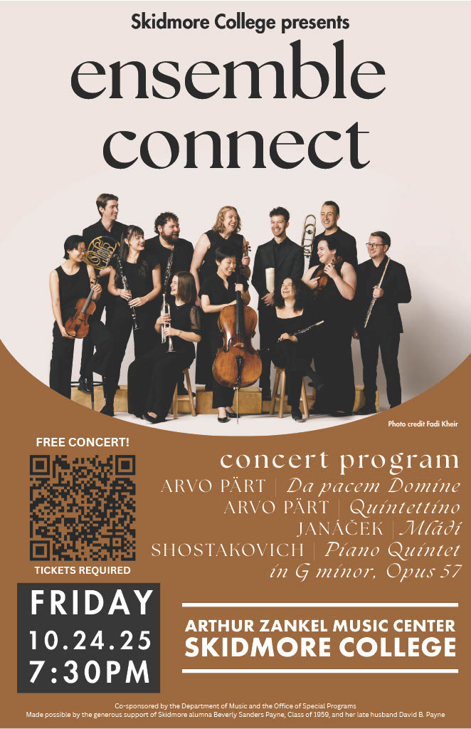 Ensemble Connect Fall 2025 Poster