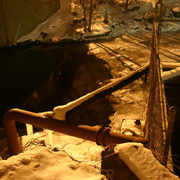 A dig site in the Kayaderosseras Creek watershed area