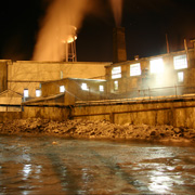 factory on Saratoga Lake