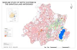 map of the Saratoga Lake watershed