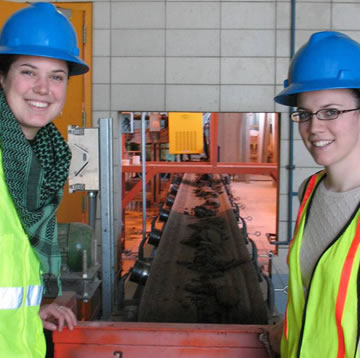 Visit to the waste water treatment facility