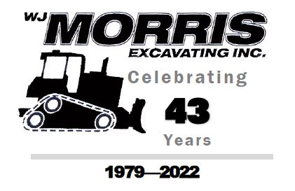 WJ Morris Excavating Inc. - Celebrating 43 Years - 1979-2022