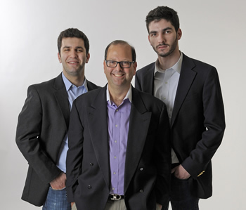 2012 Winners - Matther Miron '13 and Isaiah Crossman (far right)