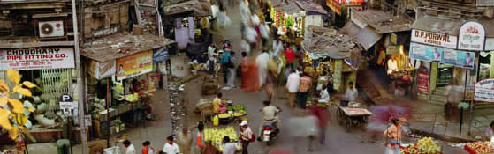 Street scene in Mumbai