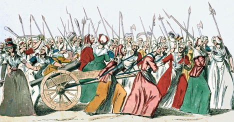 Illustration of the Women's March on Versailles