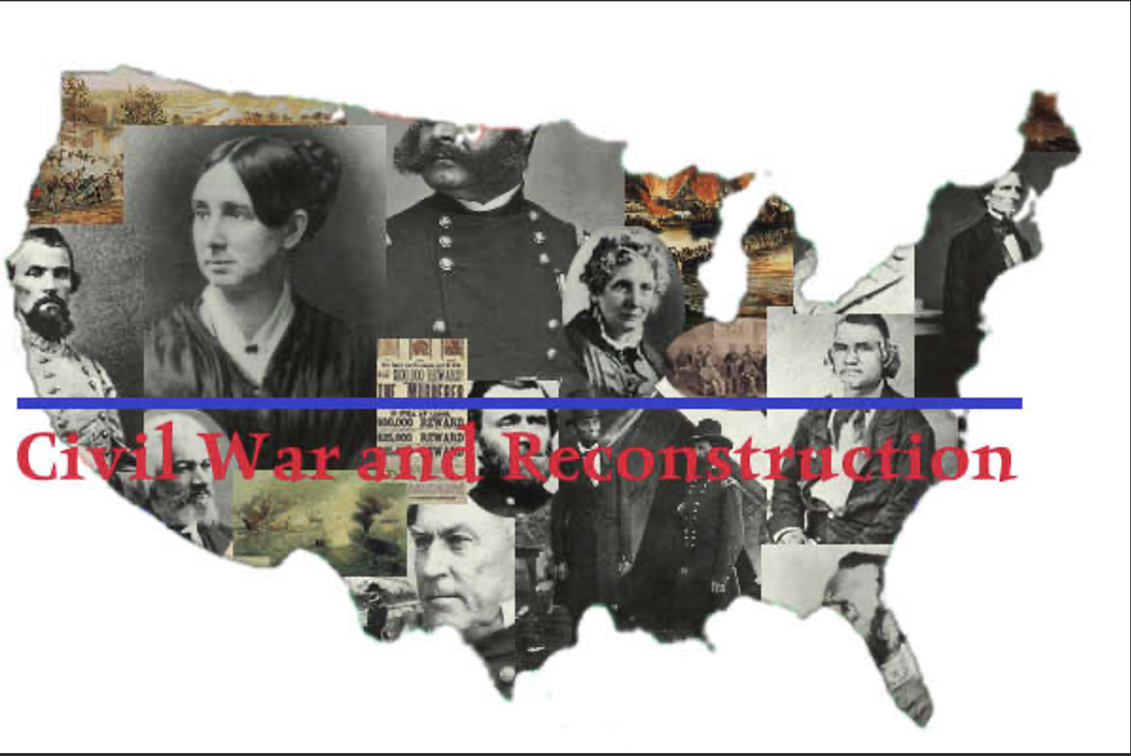 Civil War Portraits Over the United States