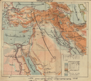 Map of the Middle East