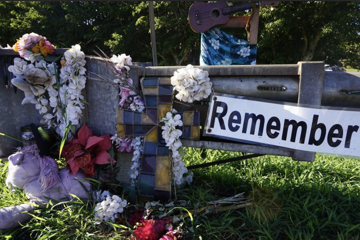 Memorial Along Roadside