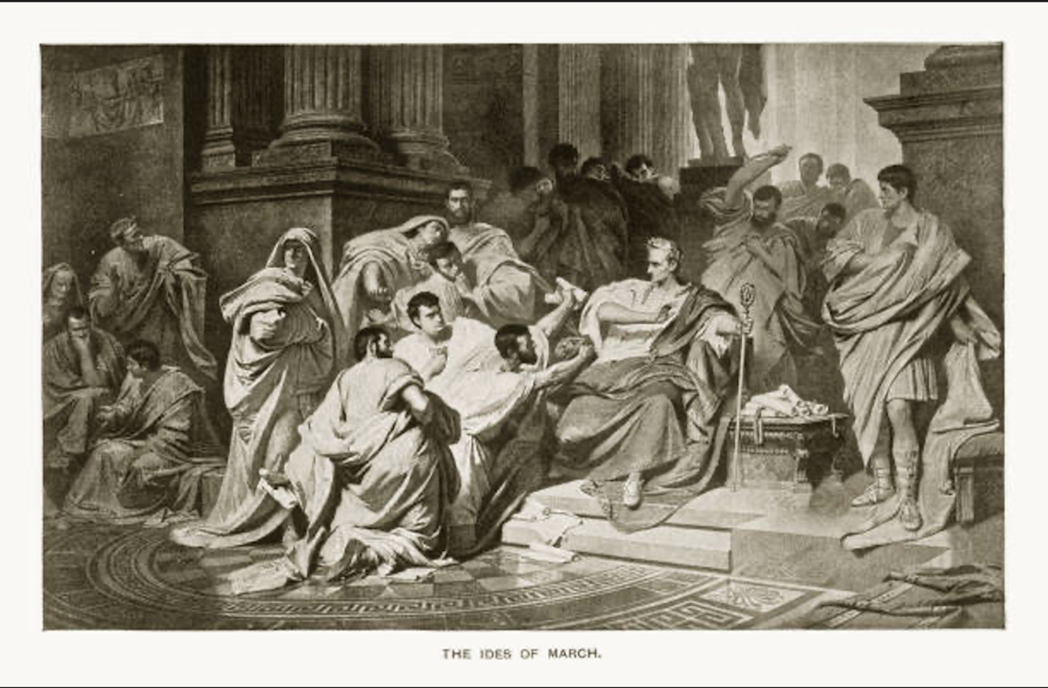 Print Depicting the Ides of March