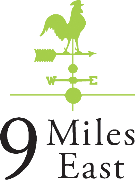 9 Miles East Logo 9 Miles East Logo