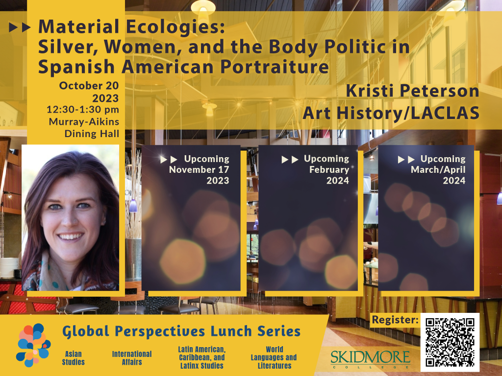 Global Perspectives Lunch Series poster, Kristi Peterson