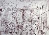 David Scher, "Babel / Inferno,' Ink and charcoal