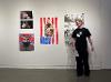 Quinn Butterfield with his drawings and photos