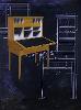 Caitlin MacBride, Select a reverential broom, twill be a labor of surprise (For Eldress Rosetta Stephens), Oil on canvas