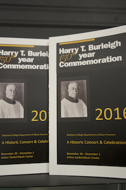 Harry T. Burleigh exhibit