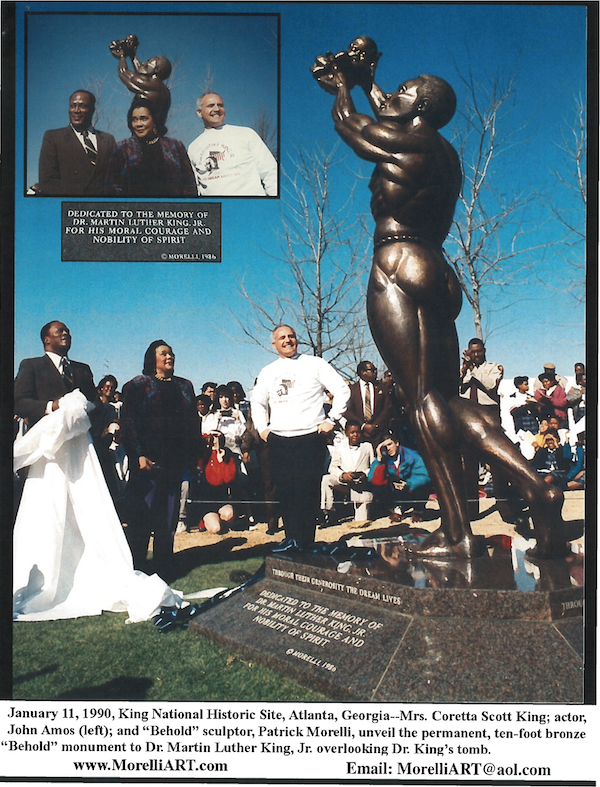 Morelli "Behold" Monument Unveiling