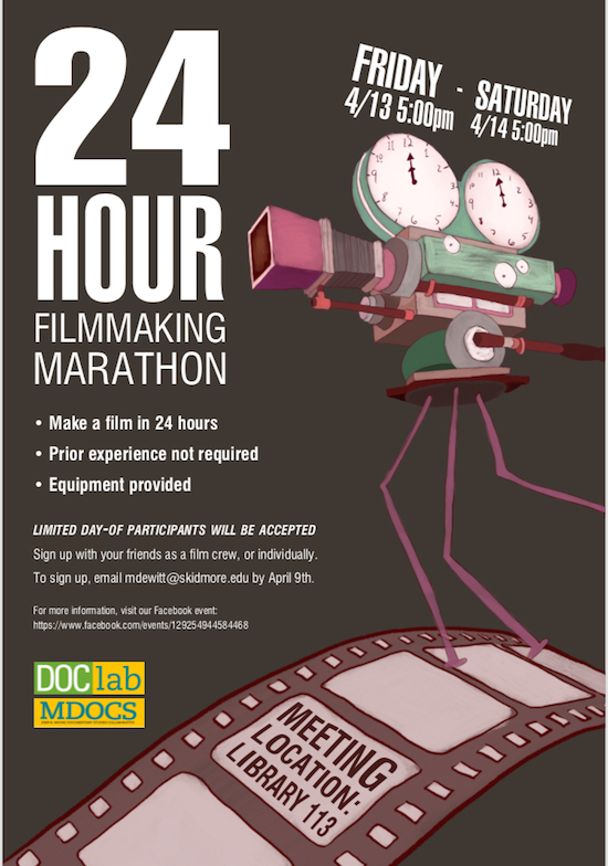 Poster for the 24 Film Marathon Poster for the 24 Film Marathon