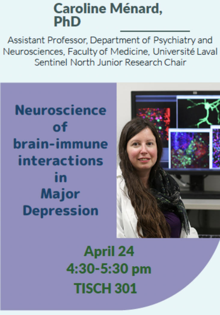 Caroline Menard talk poster