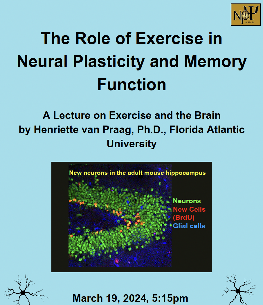 Henriette van Praag talk poster