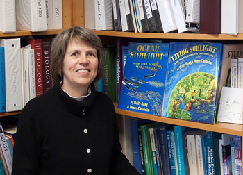 Penny Chisholm with books