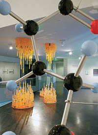 Molecules That Matter: just one of the Tang Museum's news-making interdisciplinary shows (photo by Art Evans)