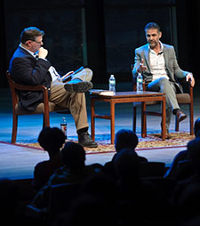 Joe Donahue and Khaled Hosseini