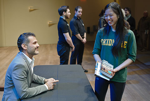 Khaled+Hosseini+packs+Zankel
