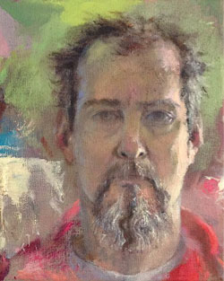 Paul Sattler, self portrait