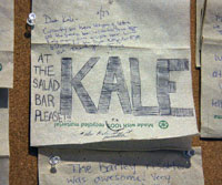 Napkin Notes, kale request Napkin Notes, kale request