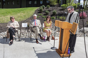 Roth Garden dedication ceremony