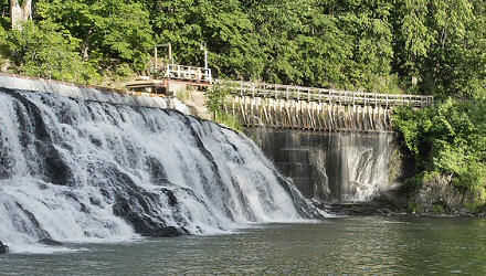 Dam at Chittenden Falls, Kinderhook Creek, Columbia County