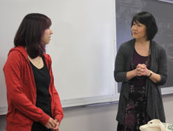 Masako Inamoto and Alex Salerno ’16