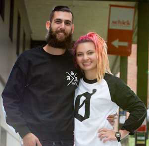 Elizabeth Worgan ’16 and David Florence ’16 Elizabeth Worgan ’16 and David Florence ’16