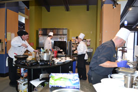 Skidmore chefs in training Skidmore chefs in training