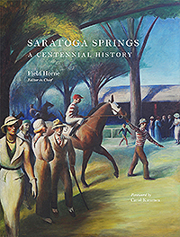 The cover of "Saratoga Springs: A centennial history"