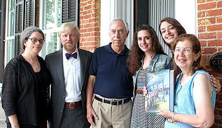 Prof. Jordana Dym, Field Horne, Prof. Bob Jones, Sara Gross ’13, Sophie Don ’14, and Prof. Emerita Mary C. Lynn