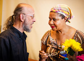 Robert Boyers, Jamaica Kincaid, NYS Summer Writers Institute Robert Boyers, Jamaica Kincaid, NYS Summer Writers Institute