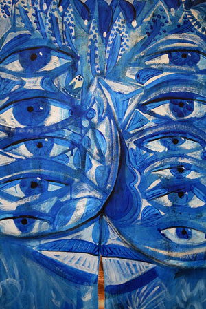 Blue Delf by Paula Wilson