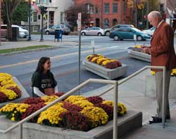 Rachael Thomeer ’18 with Bill Dake Rachael Thomeer ’18 with Bill Dake