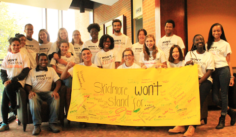 Students participate in I Won't Stand For