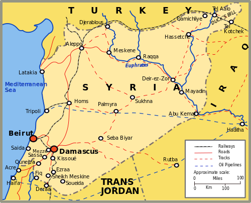 Map of Syria