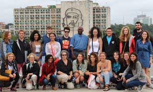 Cuba travelers from Skidmore and St. Lawrence