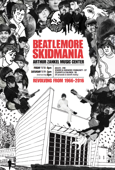 2016 Beatlemore Skidmania poster by Ben Cohen '17