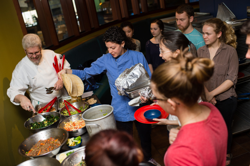 Nutrition class at Skidmore 