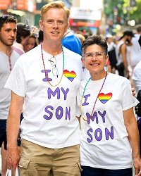 Pride parade participants