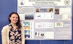 Melanie Feen '16 presents her research poster