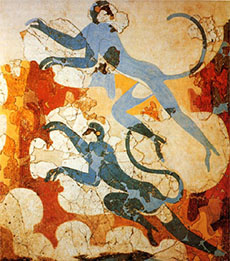 Minoan fresco