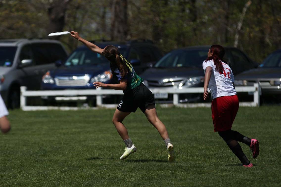 Skidmore Women's Frisbee team