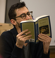 Prof. Andrew Bozio reading Milton